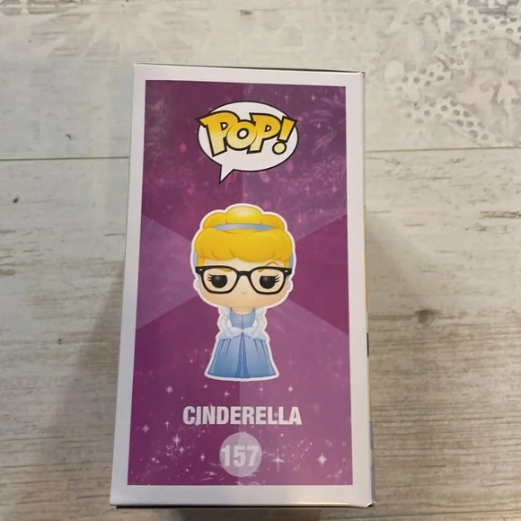 Funko Pop Nerd Cinderella #157 Disney Figure - Picture 7 of 9